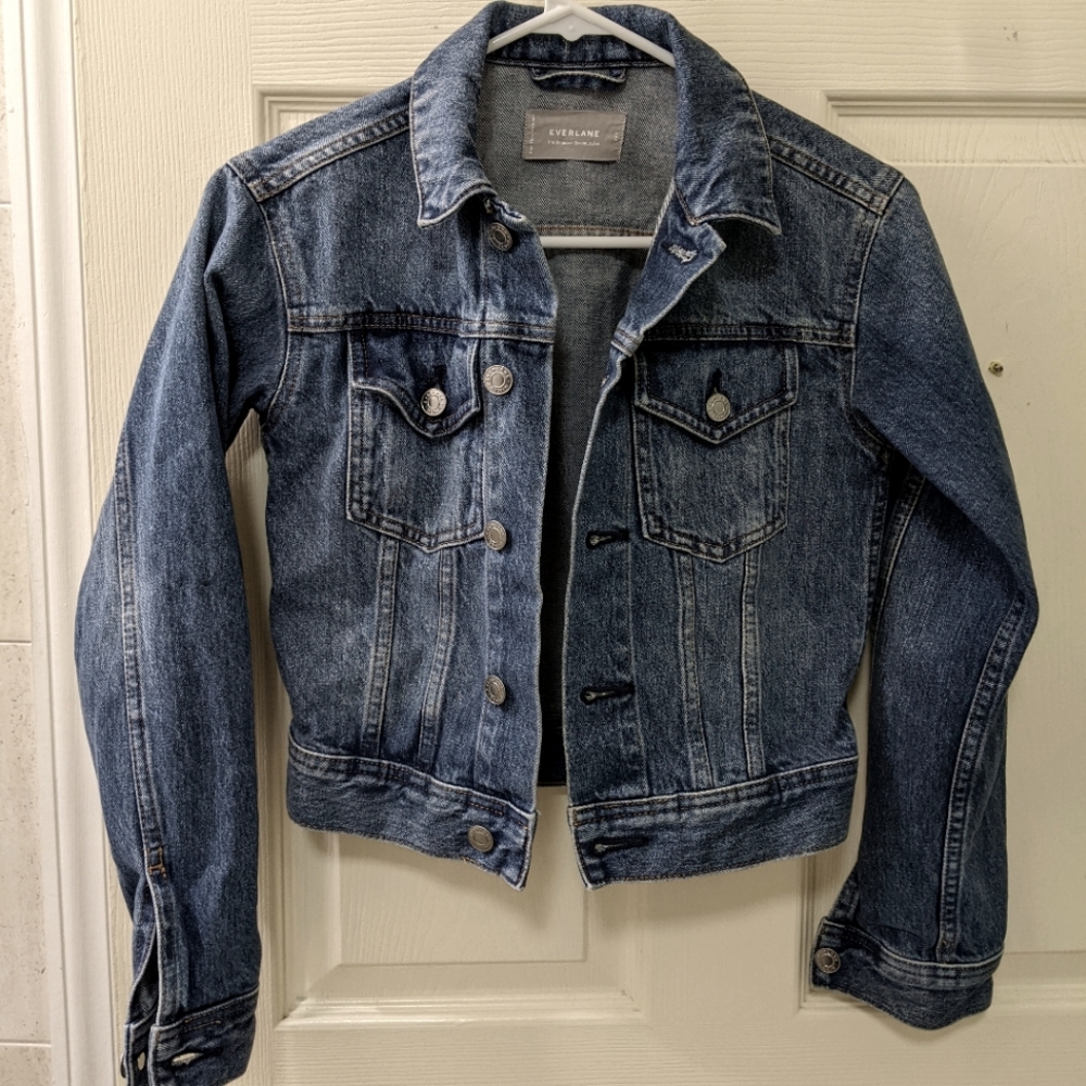 Everlane -The Shrunken Denim Jacket, XXS, Like New
